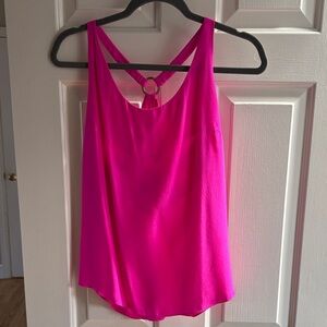 Amanda Uprichard Fuchsia Sleeveless Blouse